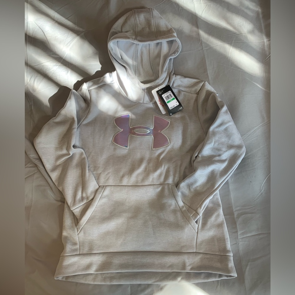 Armour Fleece Grey Hoodie 💙
